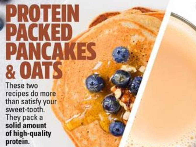 Oats for Breakfast – Overnight Cold Oats or Blueberry Protein Pancakes