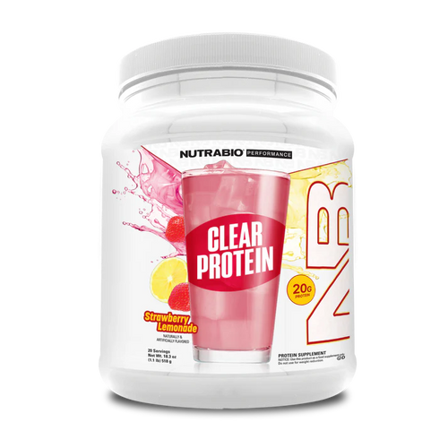 NutraBio Clear Whey Protein Isolate – Premium Eiwitpoeder voor Maximale Resultaten - 20 porties