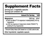 Magnesium - 120 Vegetable Capsules 