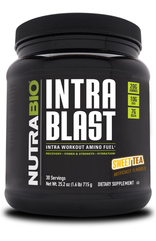 NutraBio Intra Blast – De Ultieme Spierbrandstof Voor Tijdens Je Workout!