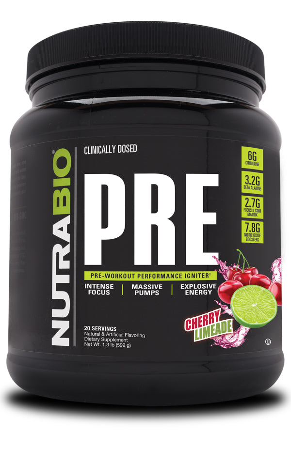 NutraBio PRE Workout - De Ultieme Pre-Workout Formule