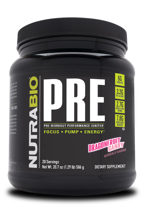 NutraBio PRE Workout - De Ultieme Pre-Workout Formule