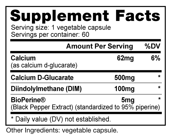 DIM 100 mg - 60 Vegetable Capsules 