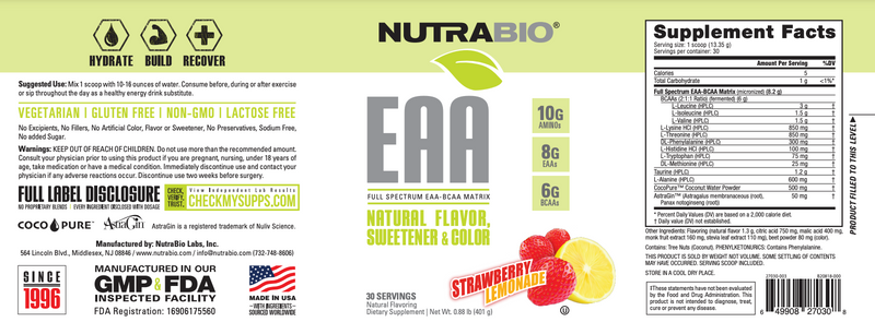 EAA Natural - 30 servings